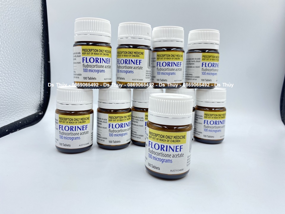 Thuốc Florinef 0.1mg điều trị tăng sản, suy thượng thận bẩm sinh